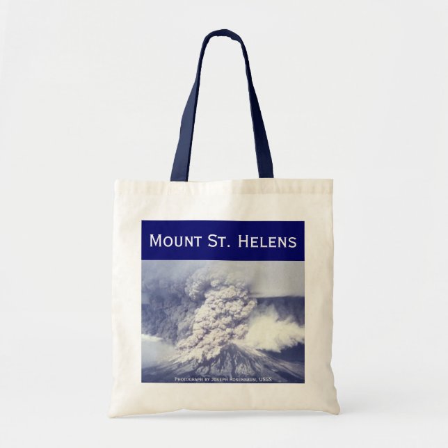 St. Helens Eruption Tote Bag Tragetasche (Vorne)
