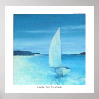 St Helens Pool, Isles of Scilly Poster