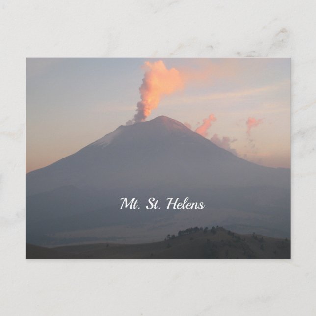 St. Helens Postkarte (Vorderseite)