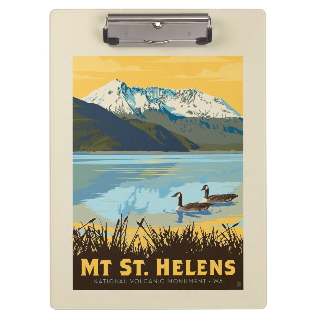 St. Helens | Washington Klemmbrett (Vorderseite)