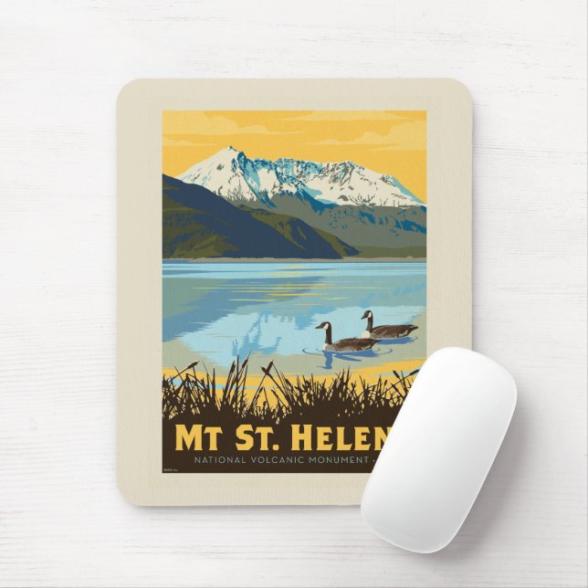 St. Helens | Washington Mousepad (Mit Mouse)