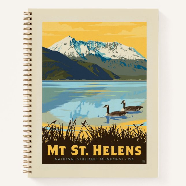 St. Helens | Washington Notizbuch (Vorderseite)