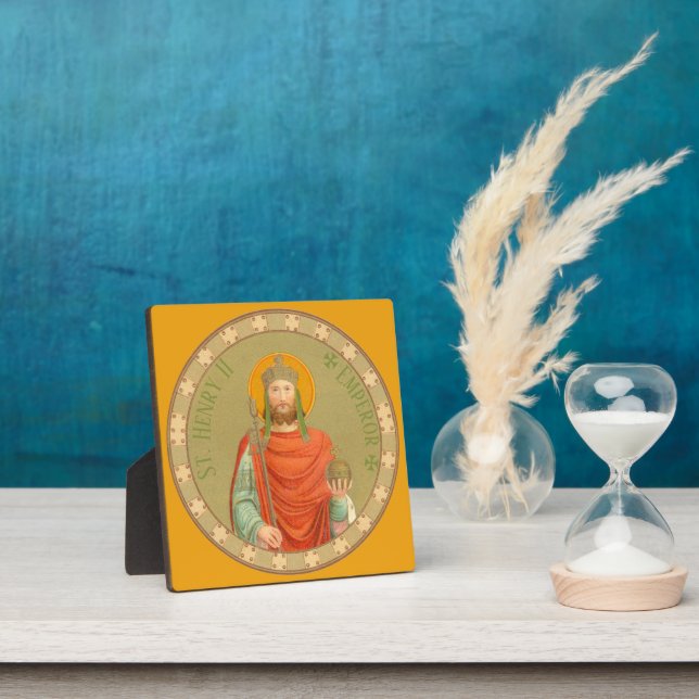 St. Henry II, Kaiser (BBS 10; Style 1) 5.25"x5.25) Fotoplatte (InSitu)