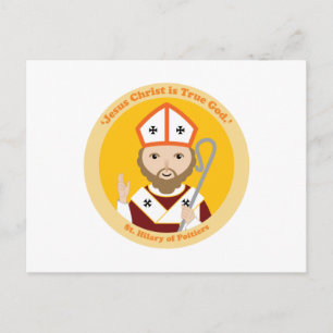 St. Hilary of Poitiers Postkarte