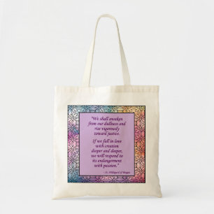 St. Hildegard of Bingen Quote Tote Bag Tragetasche
