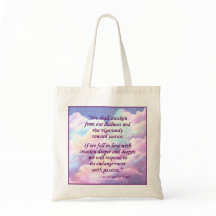 St. Hildegard of Bingen Quote Tote Bag
