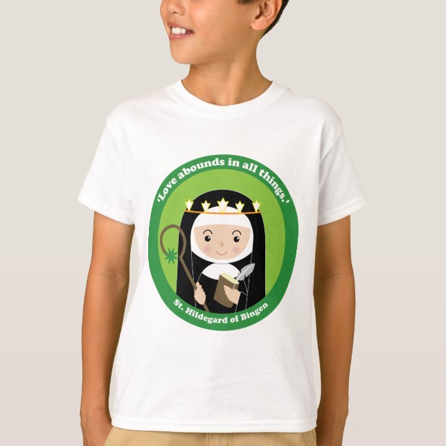 St. Hildegard T-Shirt (Vorderseite)