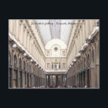 St. Hubert Gallery ~ Brüssel, Belgien Postkarte<br><div class="desc">Bringen Sie gute Erinnerungen aus Belgien zurück oder zeigen Sie jemandem, den Sie in Ihrem Kopf hatten mit dieser schönen Postkarte:)</div>