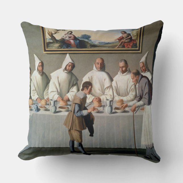 St. Hugh von Cluny (1024-1109) im Refektorium von Kissen (Vorderseite)