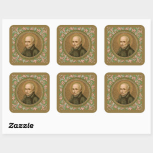 St. Ignatius Loyola (BK 050) Quadratischer Aufkleber