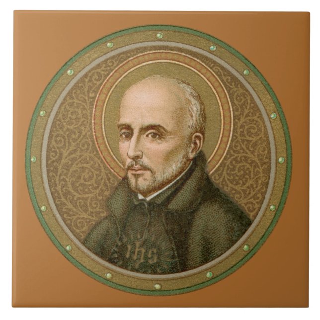 St. Ignatius Loyola (BK 050; Stil 2) Fliese (Vorderseite)