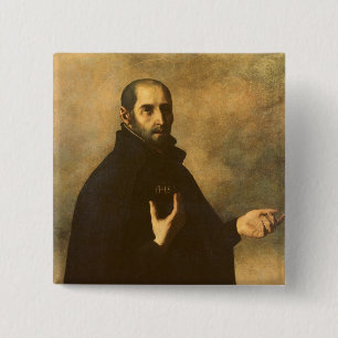 St Ignatius Loyola Button
