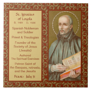 St. Ignatius Loyola (JM 27; Bio) Keramikfliese