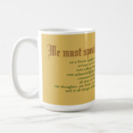 St. Ignatius Loyola (JM 27; Zitat) Tasse des Kaffe