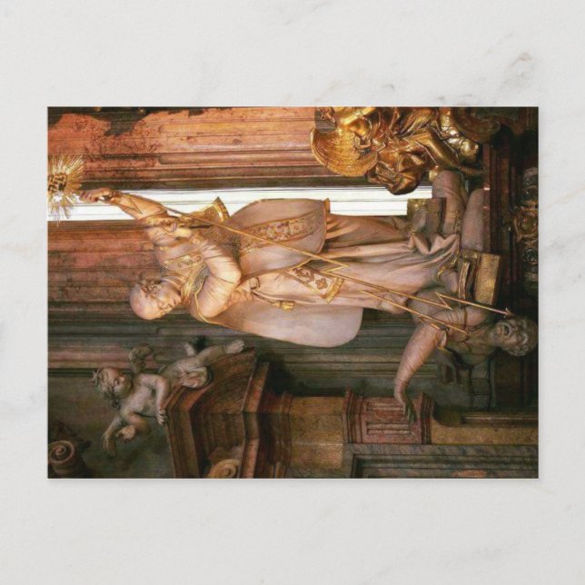 St Ignatius über Martin Luther Postkarte (Vorderseite)