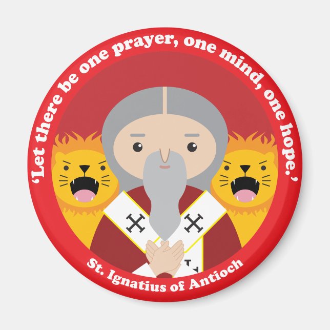 St. Ignatius von Antioch Magnet (Vorne)