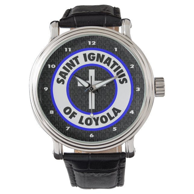 St. Ignatius von Loyola Armbanduhr (Vorderseite)
