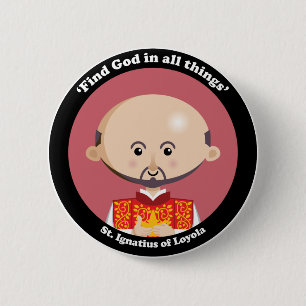 St Ignatius von Loyola Button