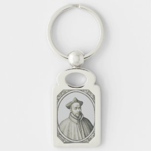 St. Ignatius von Loyola Gravur Antike Kunst Schlüsselanhänger