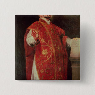 St Ignatius von Loyola-Gründer der Jesuite Button