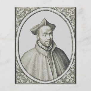 St. Ignatius von Loyola Kupferstich Antike Kunst