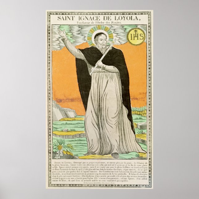 St. Ignatius von Loyola Poster (Vorne)