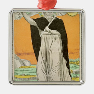 St Ignatius von Loyola Silbernes Ornament