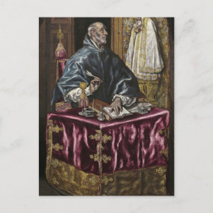St. Ildefonso von El Greco Postkarte