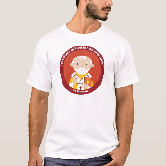 St. Irenaeus T-Shirt (Vorderseite)