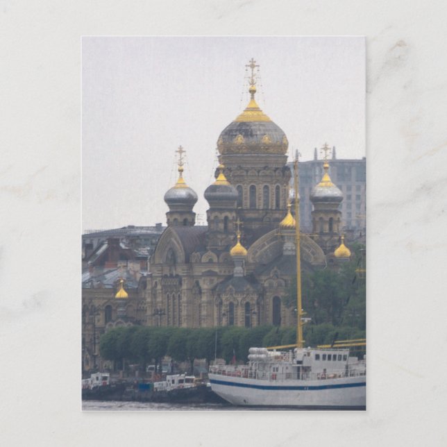 St. Isaac's Square St. Petersburg, Russland Postkarte (Vorderseite)