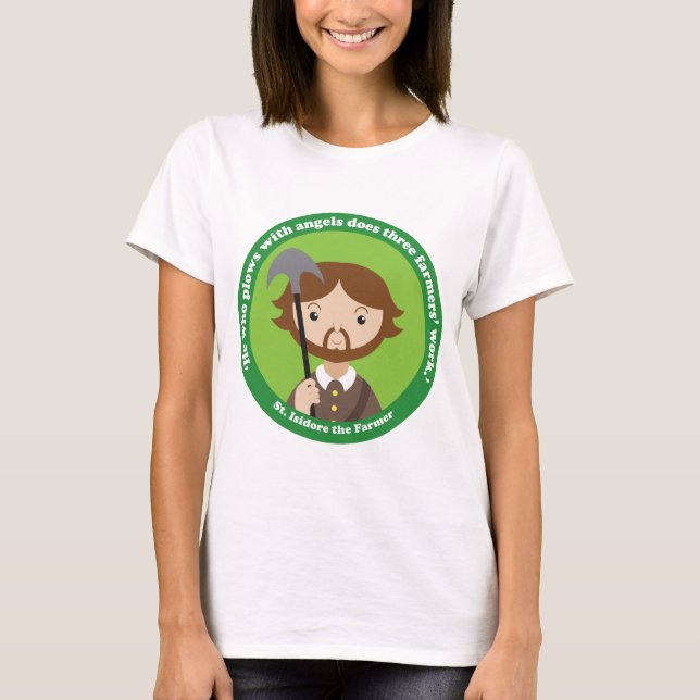 St. Isidore Bauer T-Shirt (Vorderseite)