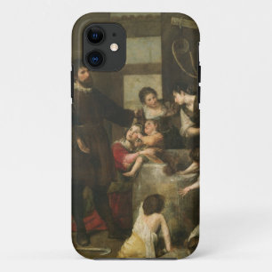 St. Isidore rettet ein Kind, das in ein wel iPhone 11 Hülle