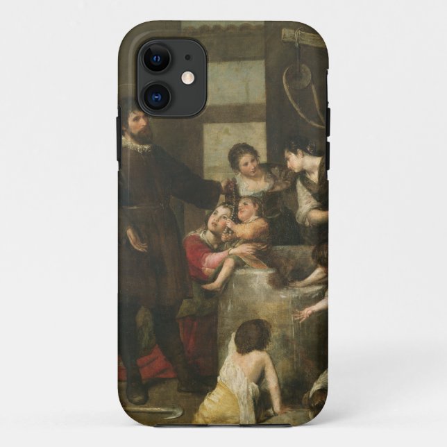St. Isidore rettet ein Kind, das in ein wel Case-Mate iPhone Hülle (Rückseite)