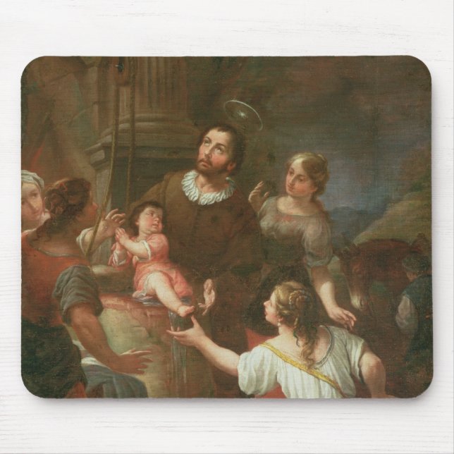 St. Isidore und das Wunder am Brunnen Mousepad (Vorne)