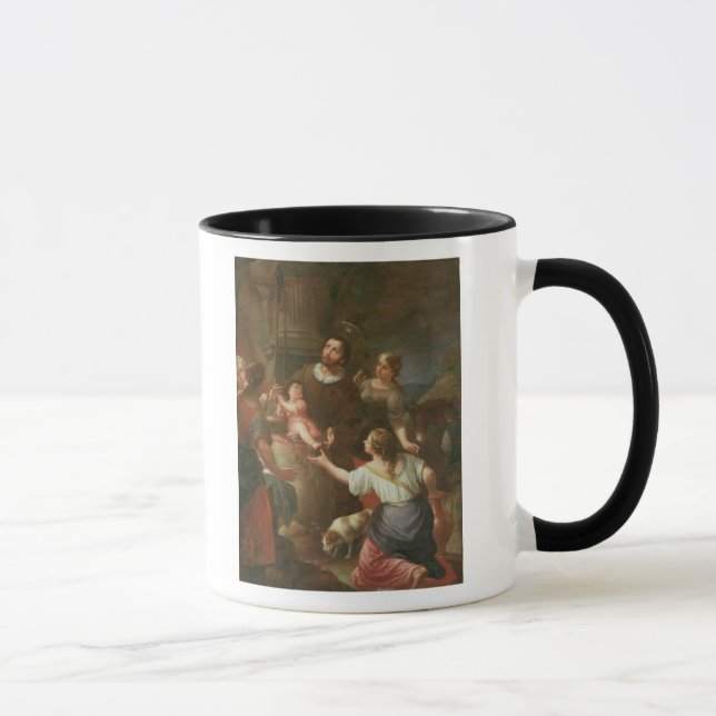 St. Isidore und das Wunder am Brunnen Tasse (Rechts)