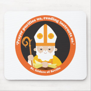 St. Isidore von Sevilla Mousepad