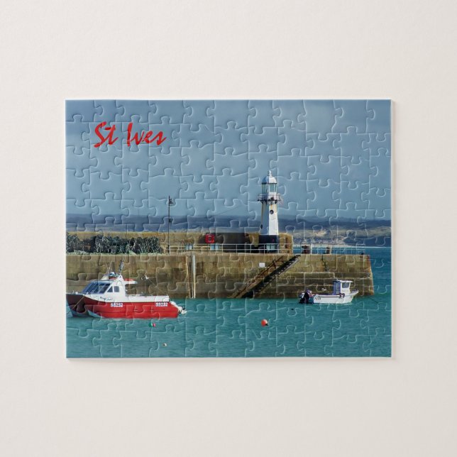 St. Ives Cornwall England Foto Puzzle (Horizontal)