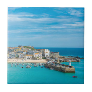 St. Ives Cornwall England, Vereinigtes Königreich Fliese