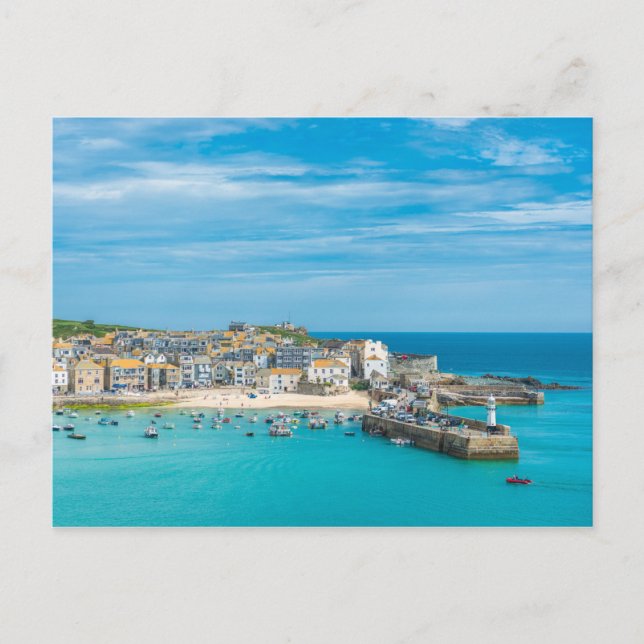 St. Ives Cornwall England, Vereinigtes Königreich Postkarte (Vorderseite)
