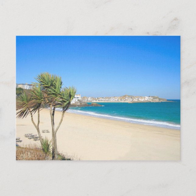 St. Ives in Cornwall Postkarte (Vorderseite)