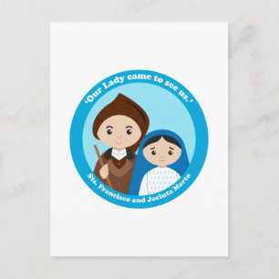 St. Jacinta und St. Francisco Marto Postkarte
