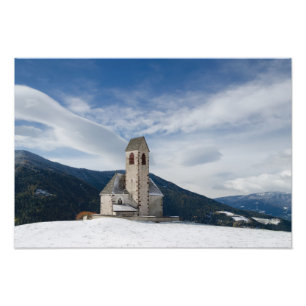 St. Jakob Kirche im Villnöss-Foto drucken Fotodruck
