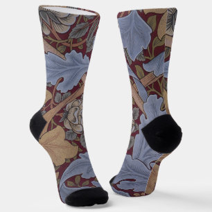 St. James Akanthusblattmuster von William Morris Socken