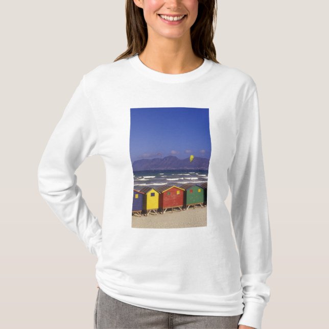St. James Bay Bathing Boxes, in der Nähe von Capet T-Shirt (Vorderseite)