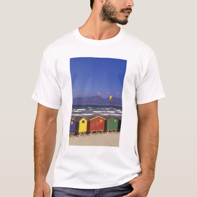 St. James Bay Bathing Boxes, in der Nähe von Capet T-Shirt (Vorderseite)