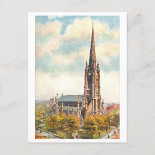 St. James Cathedral Toronto Kanada Vintag Postkarte