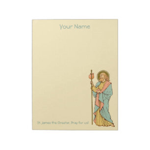St. James der Ältere (RLS 05) 8,5"x11" Notizblock