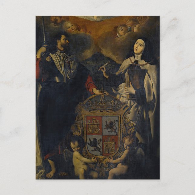 St. James der Große durch die Schule von Madrid Postkarte (Vorderseite)