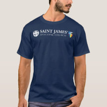 St James einfaches Logoshirt mit Pride-Schild
