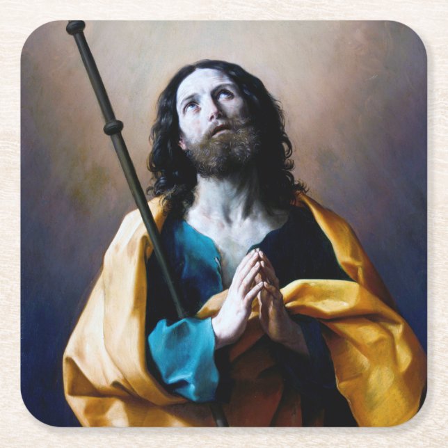 St. James, Greater, Guido Reni Rechteckiger Pappuntersetzer (Vorderseite)